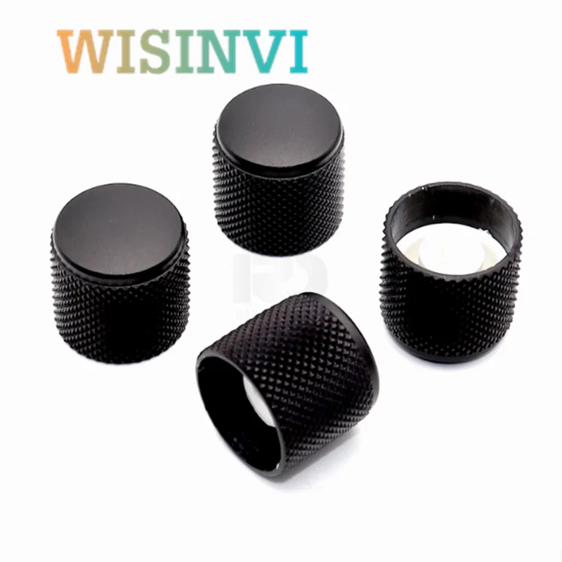 Potentiometer Knob Cap Aluminum Knob Aluminum alloy sandblasting knob cap Diameter 19mm Height 18mm Potentiometer Encoder Knob D Shaped Inner Hole 6mm 2PCS