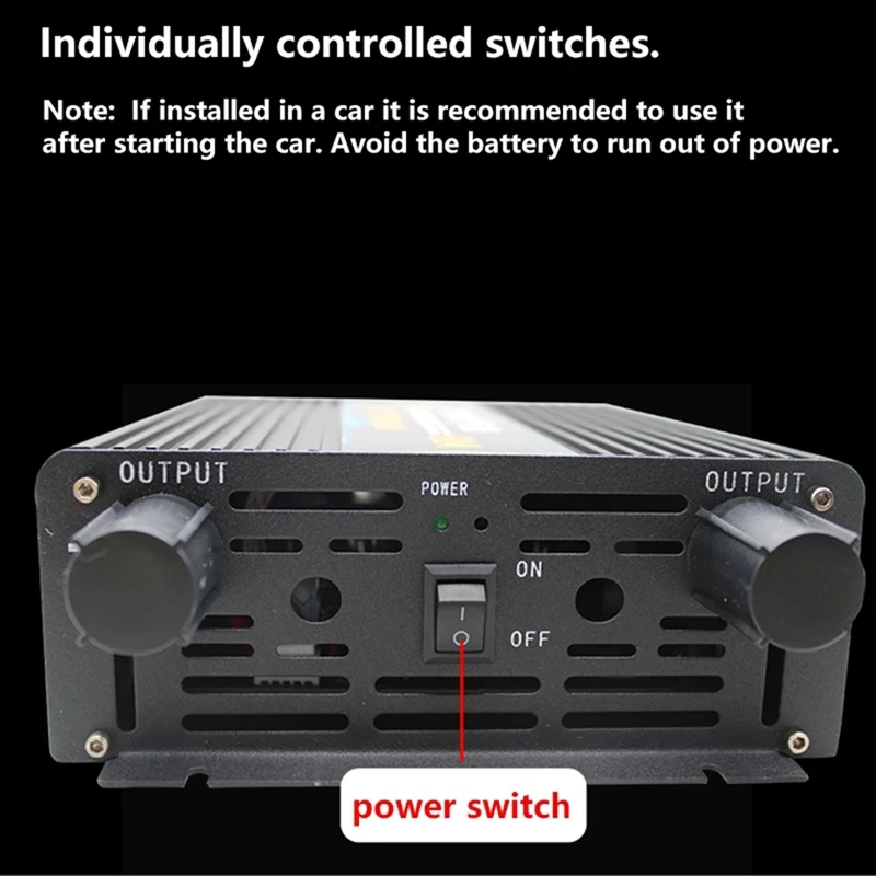 Power Booster Da 12 V A 24 V Dc 60 Ampere Power Booster Convertitore Dc Dc Step-Up Da 12 Volt A 24 Volt Per Frigorifero Video Per Auto