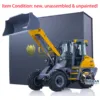 LESU RC Loader Kits Aoue-MCL8 1/14 Hydraulic Metal Unpainted Unassembled Construction Truck Model Light Sound Toy TH22928 1