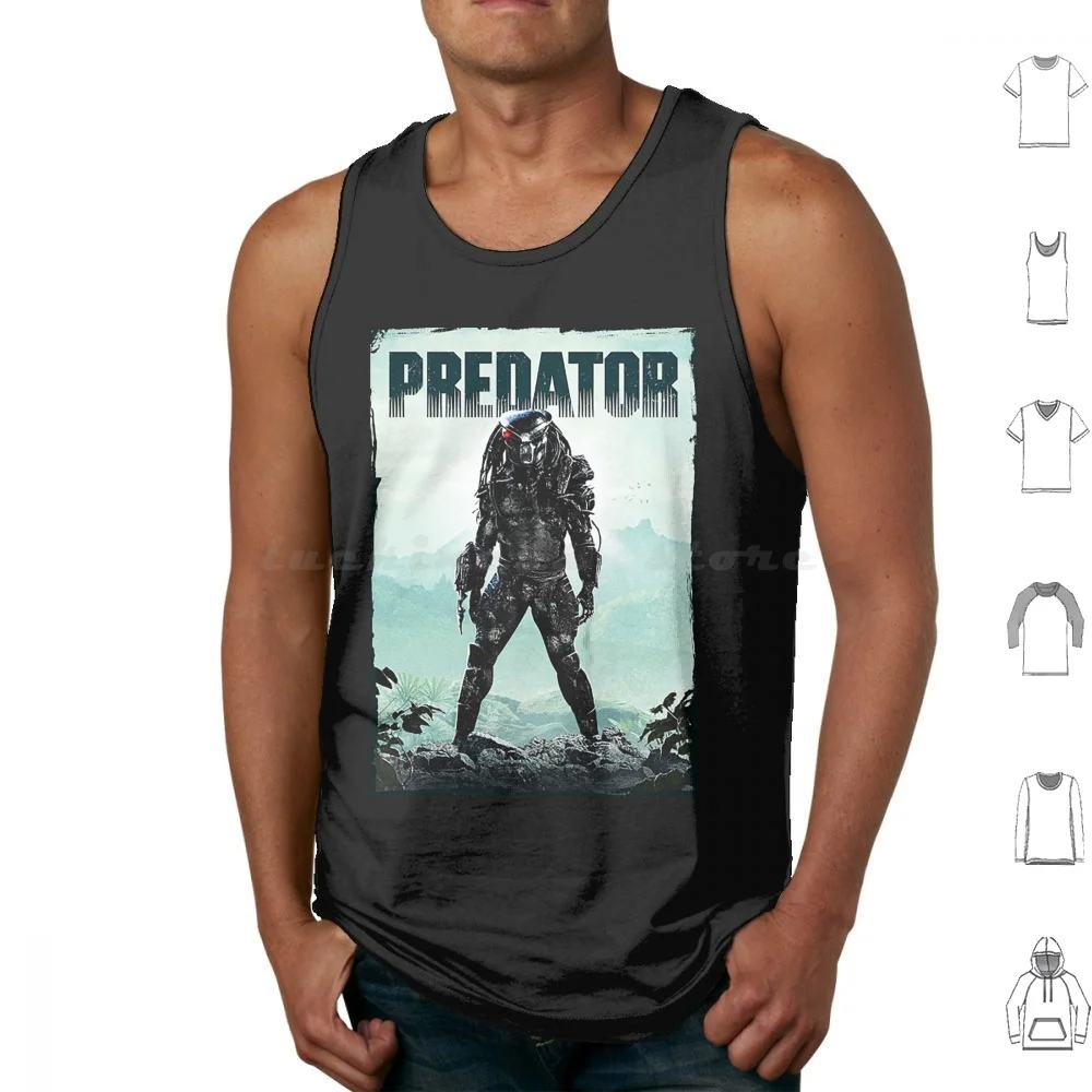 Movie Tank Tops Vest Senza Maniche Film Horror Film Alexander Schwarzenegger Schwarzenegger Sci Fi Skull Animal Arnie
