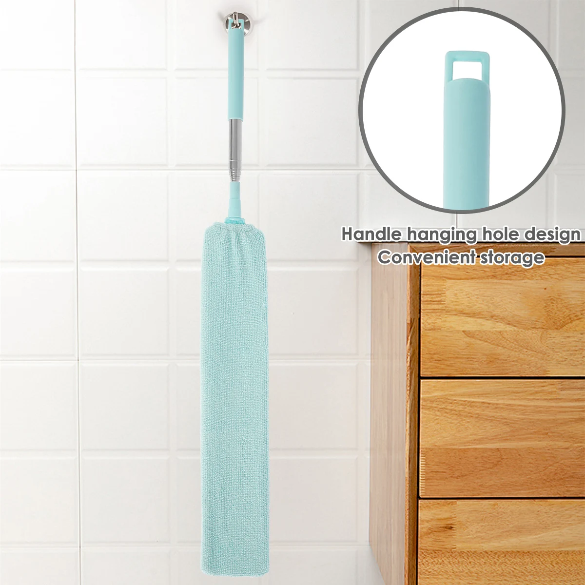 Gap Dust Cleaner Retractable Microfiber Gap Dust Brush Flexible Long Flat Gap Duster for Sofa Bed Furniture Bottom Cleaning 4