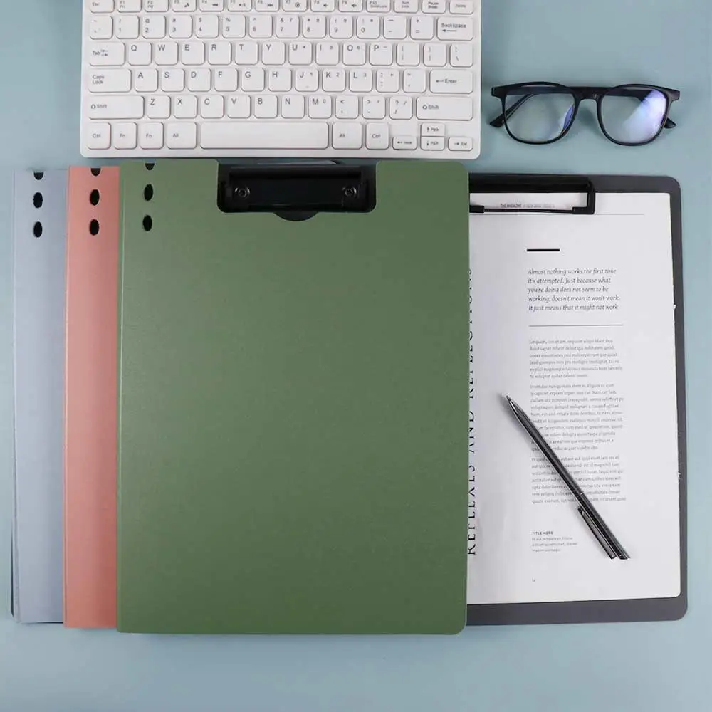 

Test Paper Storage Double Clips Memo Clip Board A4 File Folder File Clipboard Writing Clipboard Clipboard Folders