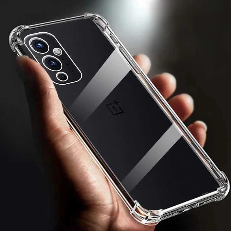 

Suitable for Oneplus 9 case 5G 6.55" Thickened Airbag Shockproof Clear Soft 1+9 Phone Case Transparent Back Cover LE2111 LE2110