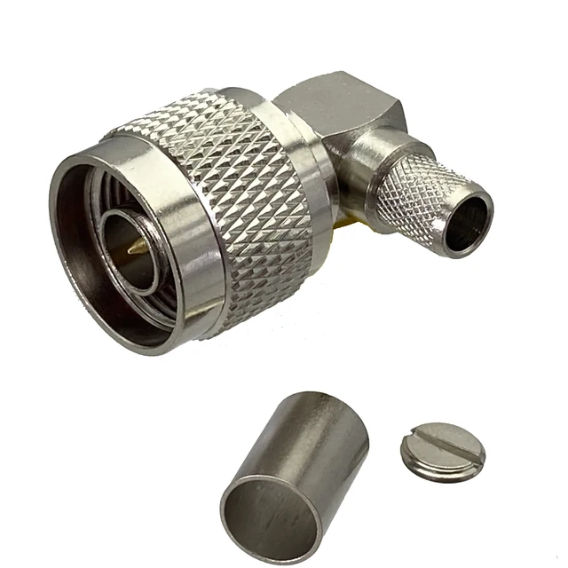 POBADY Adaptador De Cable Coaxial De Mamparo Hembra N N Hembra De 50 Ohmios Para Antena WiFi De Radio CB