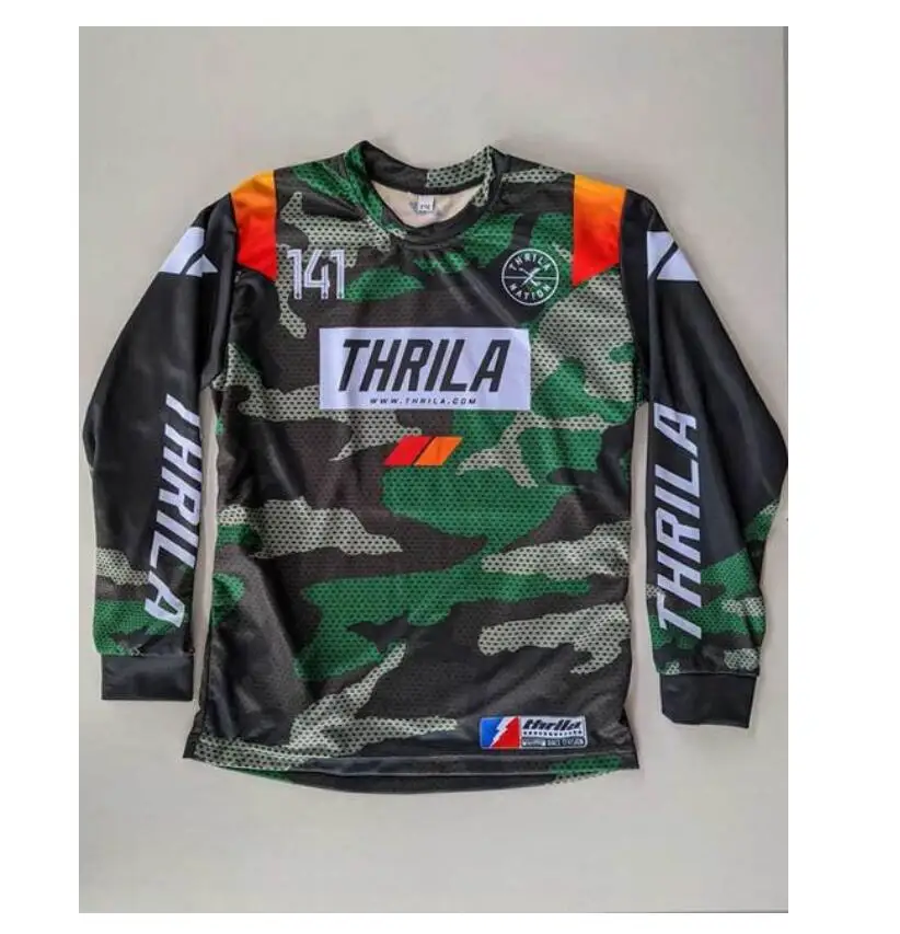 Long sleeve t-shirt Motocross Jerseys downhill Moto Jersey DH Off Road Mountain Bike mtb jersey men road bike jersey