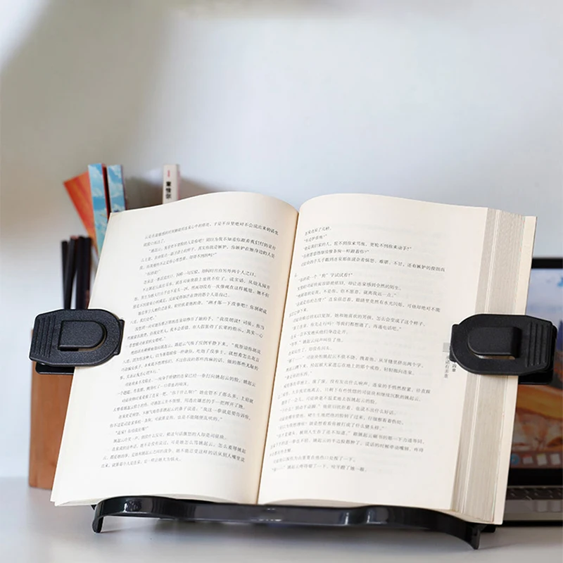 Multifunctional Adjustable Reading Book Holder Bookshelf Mobile Phone Tablet Book Stand Holder Portable Foldable Bookends