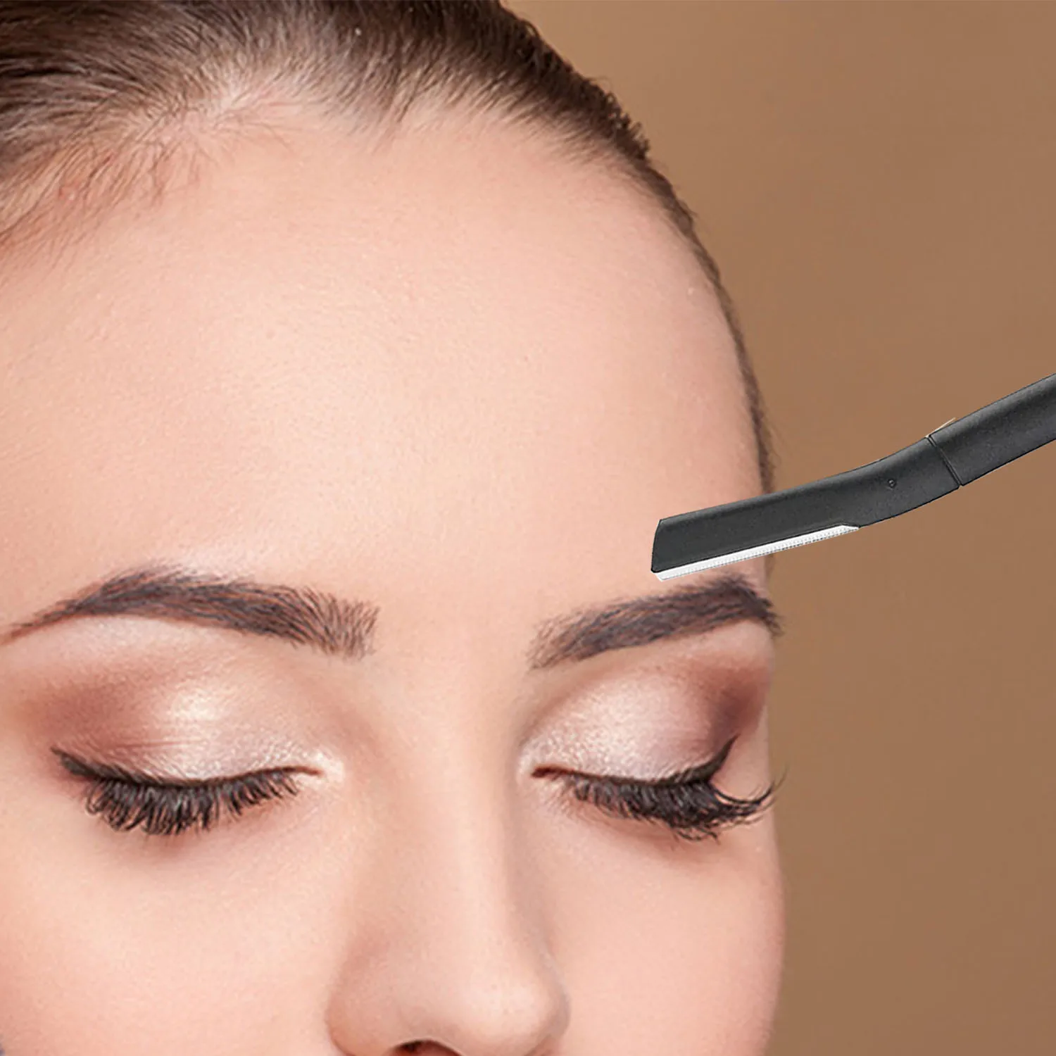 Eyebrow Trimmer for Women and Men, Ergonomic Eyebrow Shaper and Facial Razor for Beard, moustache, Razor Beauty Tool