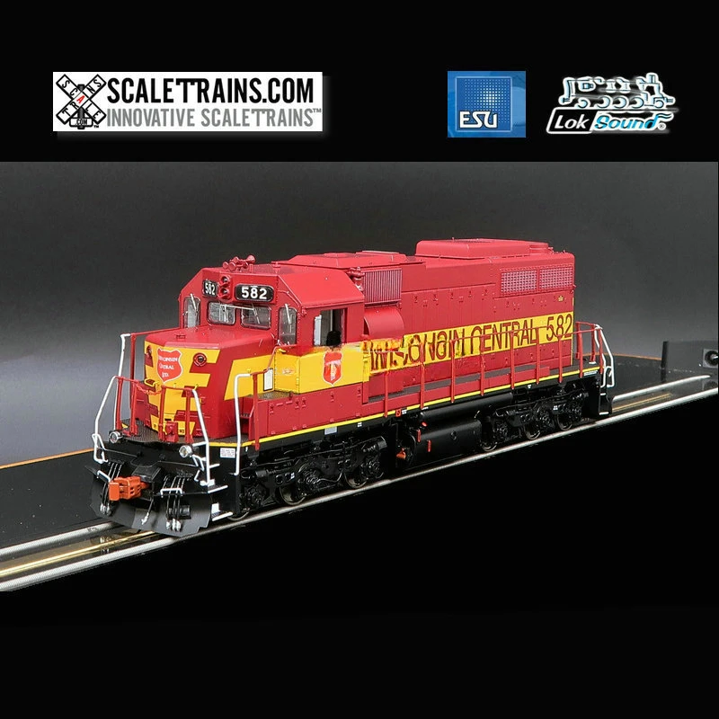 Train Model 1:87 HO Scale ESU Digital Sound Effect Internal Combustion Engine SDL39 Museum Quality Electric Toy Train