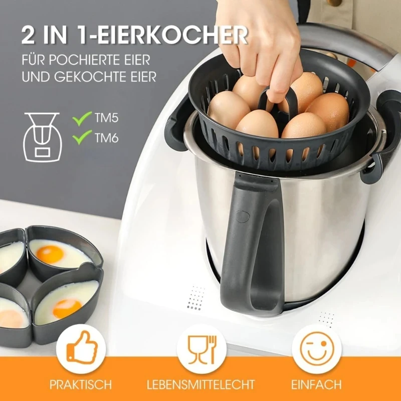 2-in-1 Egg Cooker Kitchen Tool for TM5 TM6 Machine