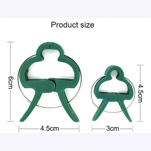 10 db Növényi Tartó Klipek Beállítva A Virágszőlő Kerti Paradicsom Klipeket Szárak Támogatására Szőlővel Egyenesen Mászó Szerszám - Image 2