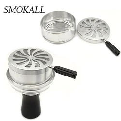 1pcs Metal Hookah Charcoal Holder Heat Management Base Shisha Bowl Tobacco Accessories Sheesha Chicha Nargile Cachimbas