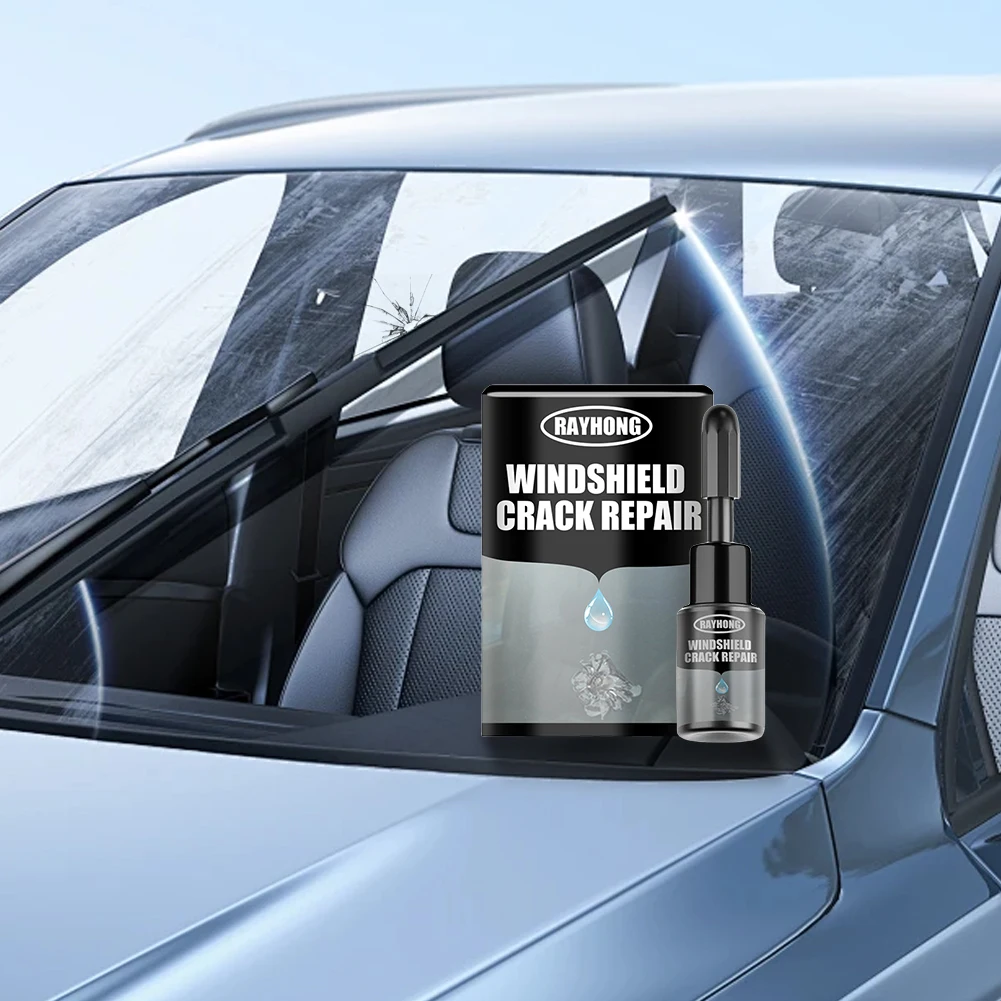 Windshield Crack Repair Fluid Windscreen Glass Scratch Crack Restore Curing Glue Car Glass Scratch Repair Agent Set 4
