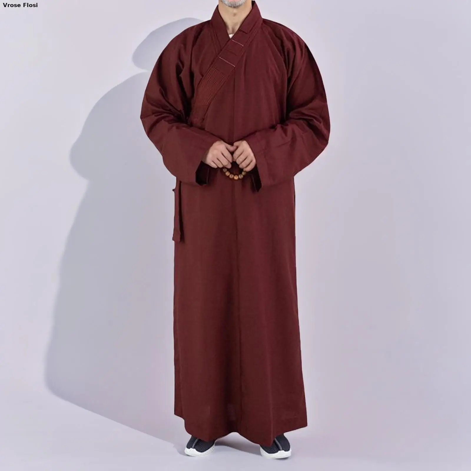 Traditional Chinese Clothing Long Robes For Buddhism Monk Buddhist Clothing For Adults Men Haiqing Meditation Gown buddhist clothing