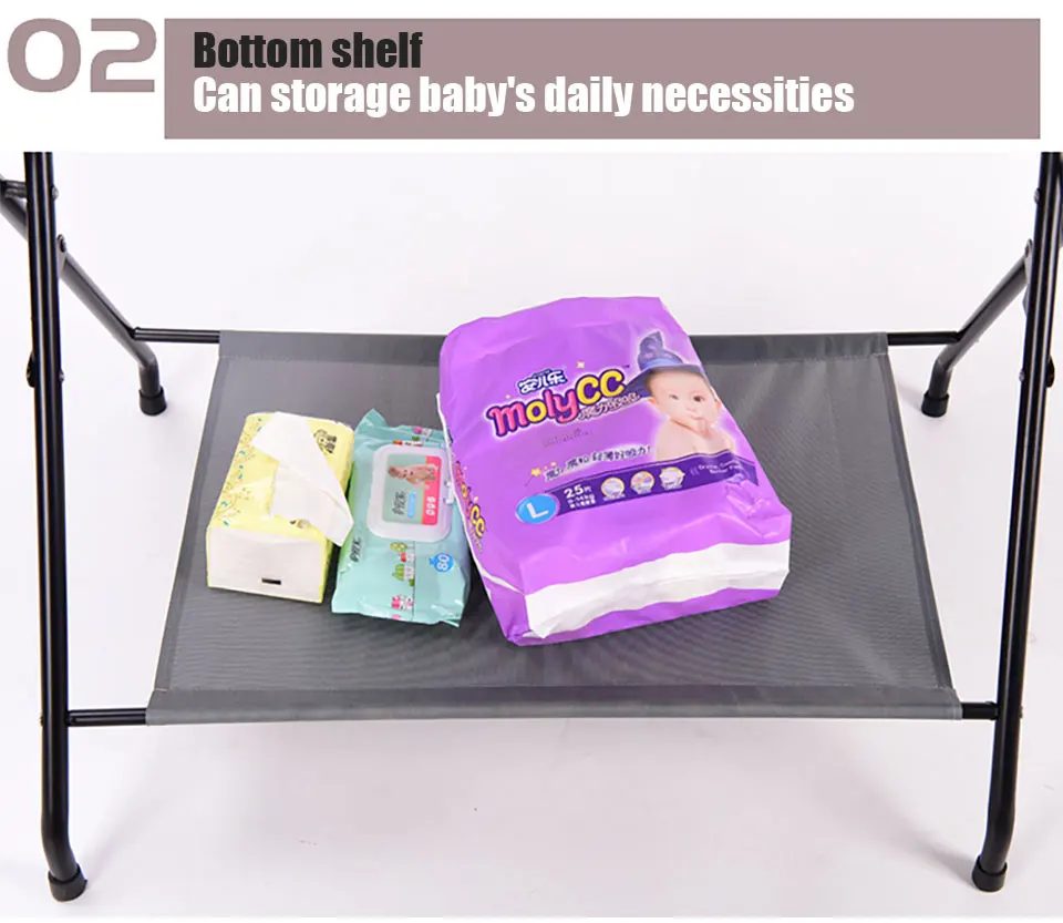 IMBABY Changing Table Portable Baby Changer Table Foldable Baby Diaper