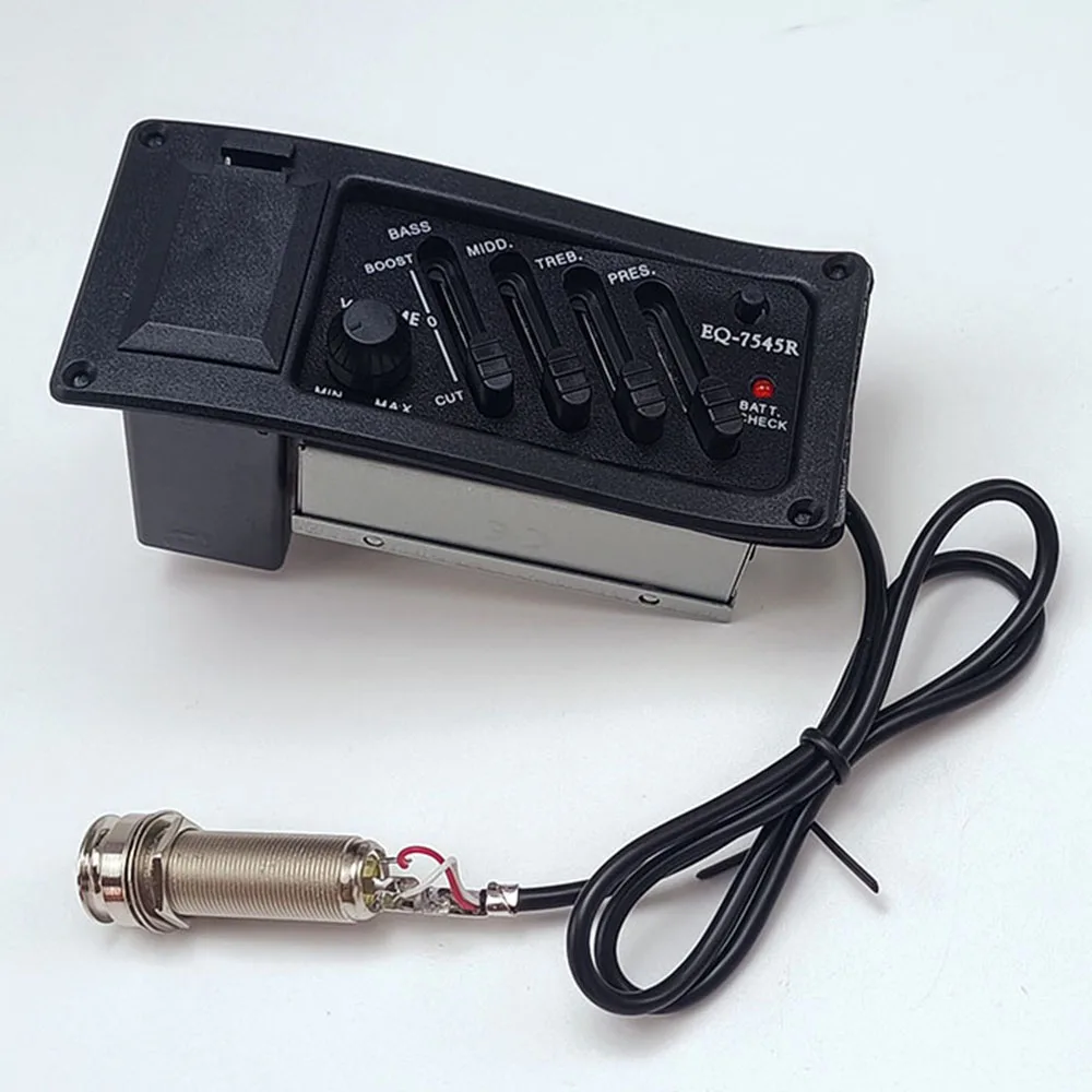 Akustische Gitarre EQ Piezo Pickup/Vorverstärkereinheit Akustikgitarre EQ-7545R – Detail 14