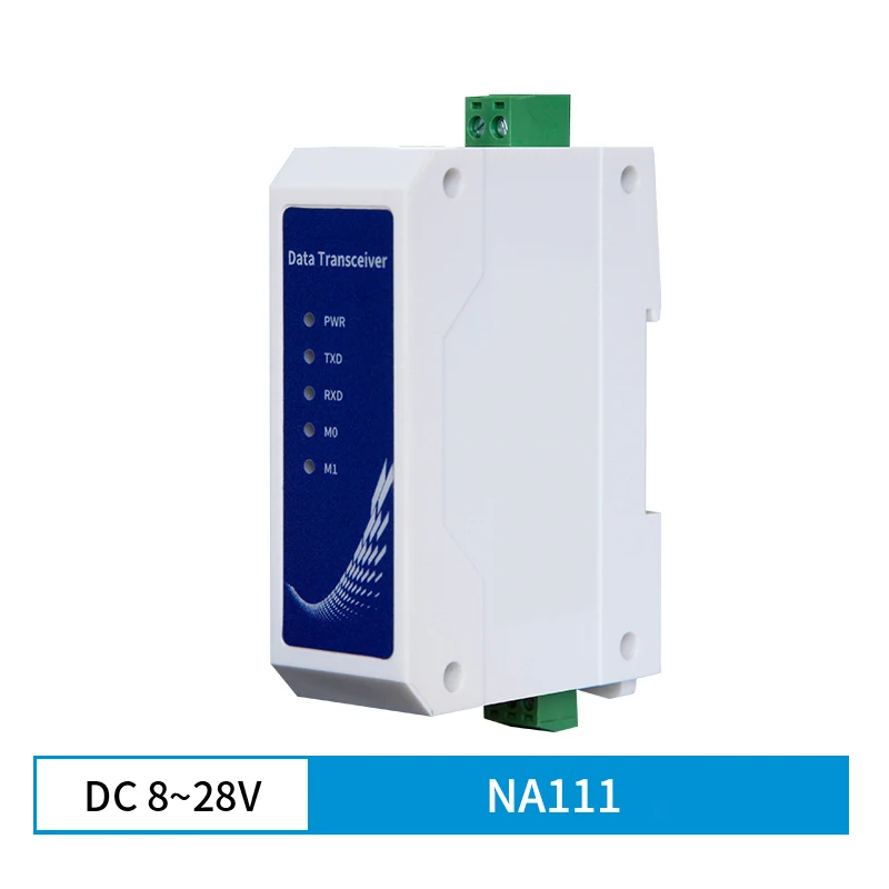 Serial Ethernet Server RS485 RJ45 DC 8~28V IP TCP UDP HTTPD IPV4 Network Protocol Serial Device PLC Transceiver NA111 waveshare industrial grade serial server rs232 485 to wifi ethernet rj45 network port