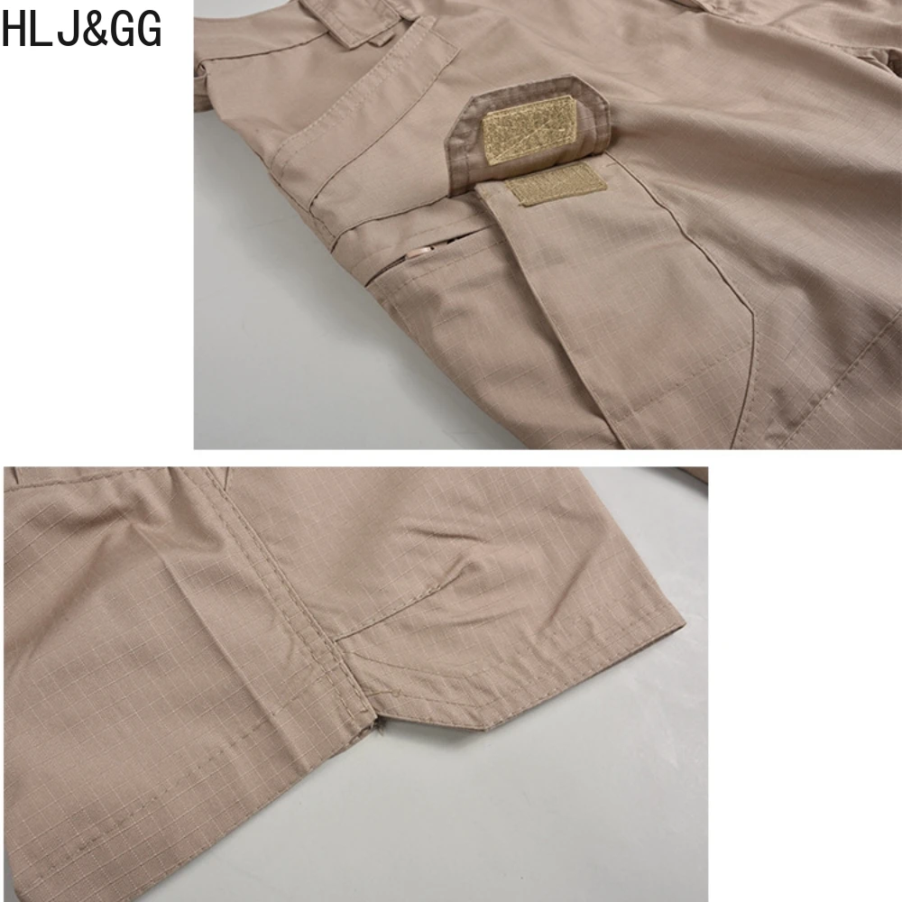 HLJ&GG Summer Man's Tactical Shorts Casual Camo Work Shorts Outdoor Sports Camping Climbing Shorts High Quality Male Shorts New