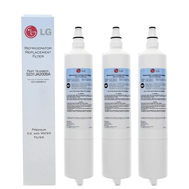 

Activated Carbon LG LT600P Refrigerator Water Filter Replacement For 5231JA2006A,5231JA2006F, 5231JJ2001C, LFX25960ST,LSC27931ST