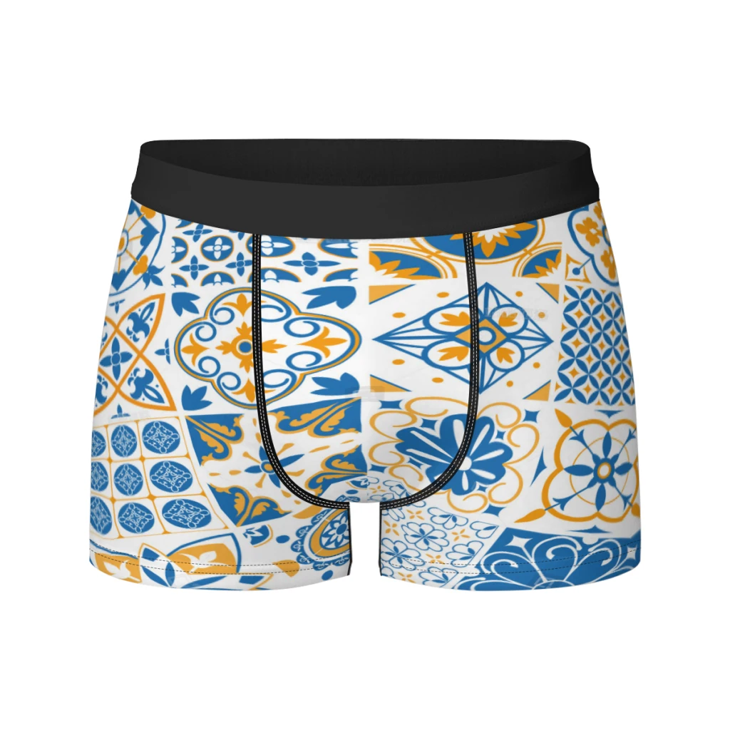 

Bohemia Breathable milk Silk Boyshorts Elastic Men's Underwear 3D Boxer Shorts Boxer Briefs