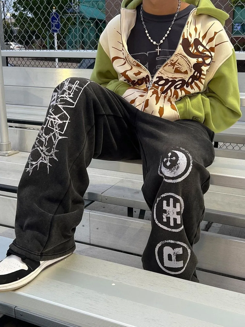 

Толстовка INS Y2K, модные повседневные топы, толстовка с капюшоном на молнии Kawai Harajuku, уличная одежда с принтом, мужская женская одежда, Толстовка Оверсайз