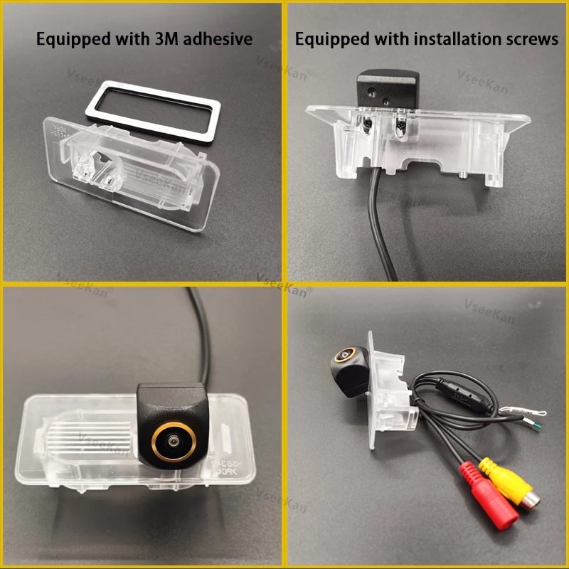 170도 AHD 1080P CVBS 후방카메라 (도요타 코롤라 2015용) 다이나믹 궤적/룰러 기능 탑재 AHD 720P NTSC PAL 지원
