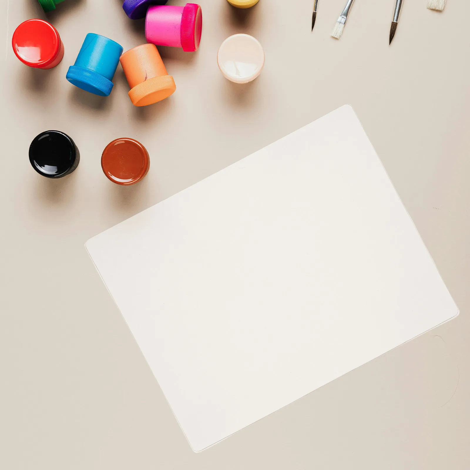 모노프린트 도구 젤 프린팅 플레이트 8x10 부드럽고 유연한 논스틱 재사용 가능 젤 프레스, 프린팅 공예 스크랩북킹 아트용