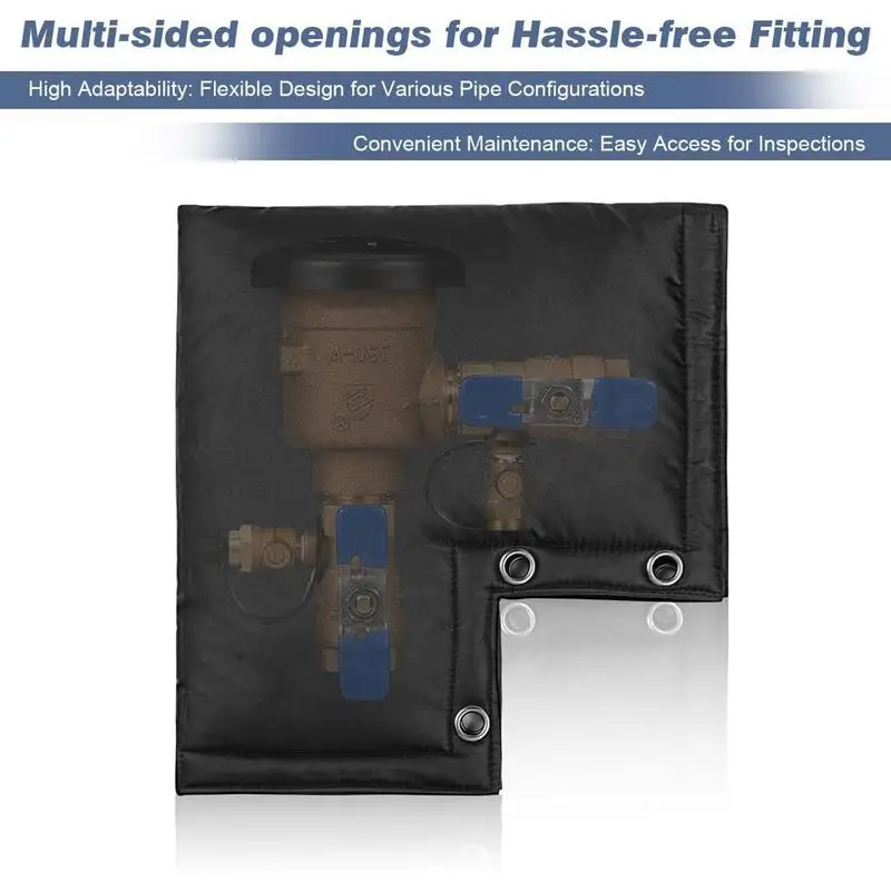 24x24 Inch Backflow Preventer Cover – Insulated Winter Protection For Sprinkler Valves