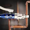 Copper Tube Fittings Hydraulic Pipe Crimping Tool with 1/2",3/4" and 1" Jaw Copper Pipe Press Crimper Pressing Pliers, 5