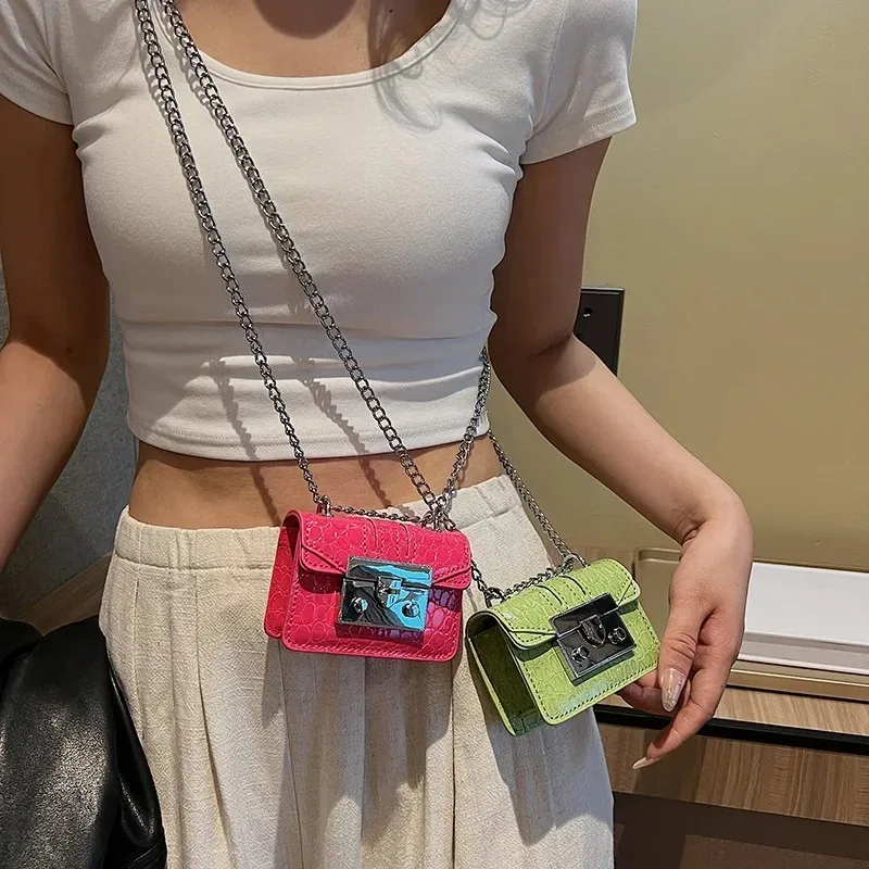 Mini Crossbody Bags for Women Designer Bags Luxury Chain Shoulder Coin Mini Purse Elegant Small Square Box Lipstick Bag