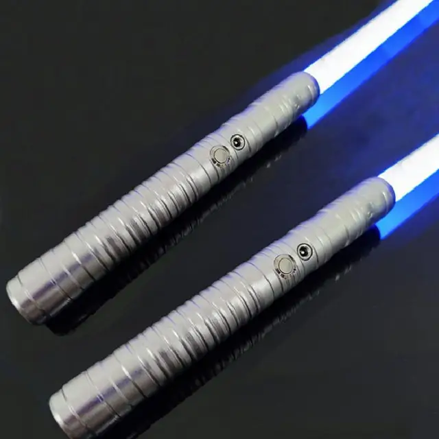 80cm Lightsaber Laser RGB Metal Light Saber Sword Toys Espada Kpop Lightstick 2 In 1 With Sound Children's Cool Toys 2