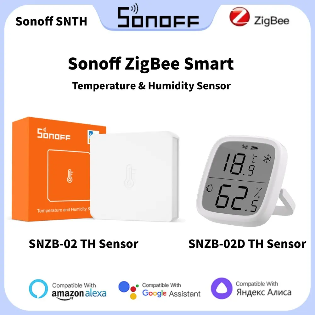 SONOFFSNZB0202DZigbeeTemperatureAndHumiditySensorSmartReal