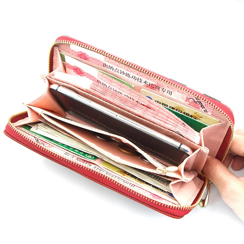 New Zipper Wallet Multi-card Card Package Ladies Long Fashion Women's Coin Purse Card Package