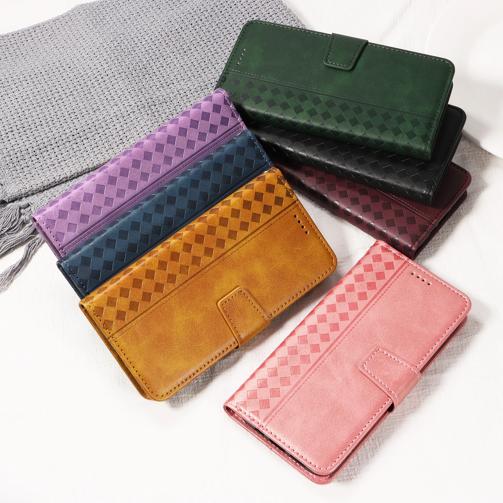 Magnetic Leather Wallet Flip Cover