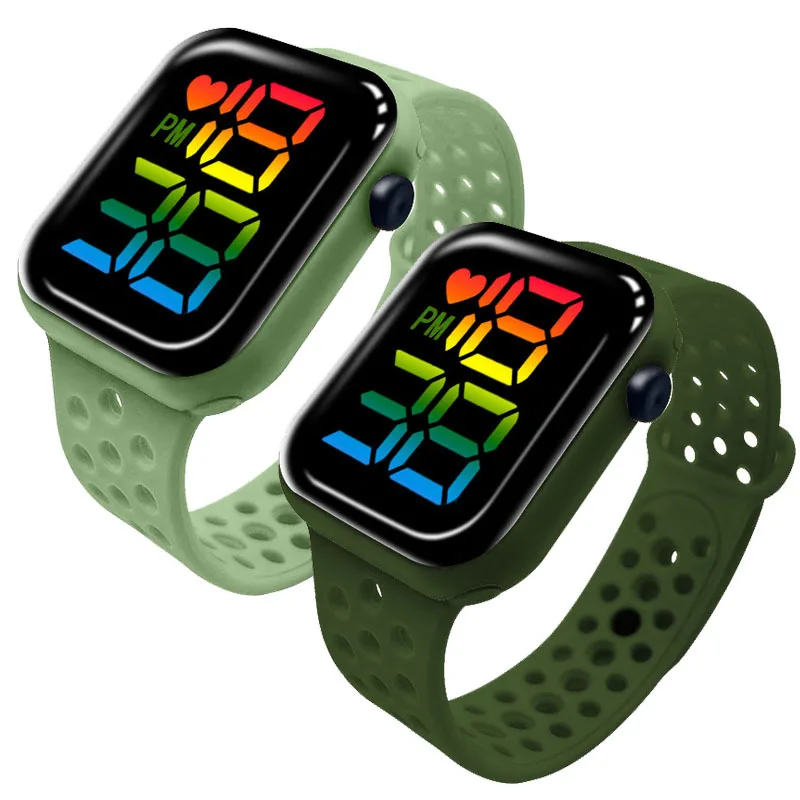 

New Waterproof Kids Watch Cute Pattern Children Digital Electronic Wristwatch Sports LED Watches for Boys Girls montre enfant