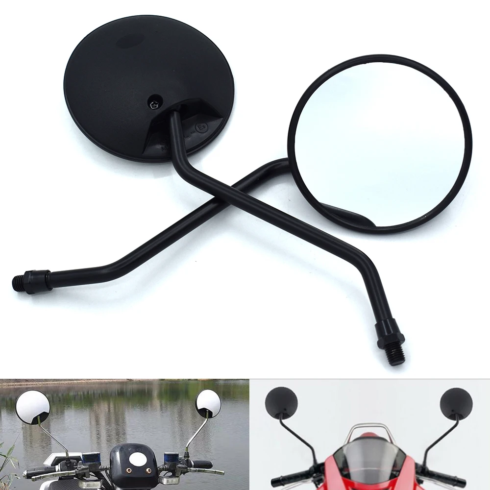 

Universal Motorcycle Rearview Mirrors 10mm Round Mirrors black For Yamaha MT-01 MT-03 MT-07 MT-09 MT-10 XMAX VMAX NMAX MT07 MT09
