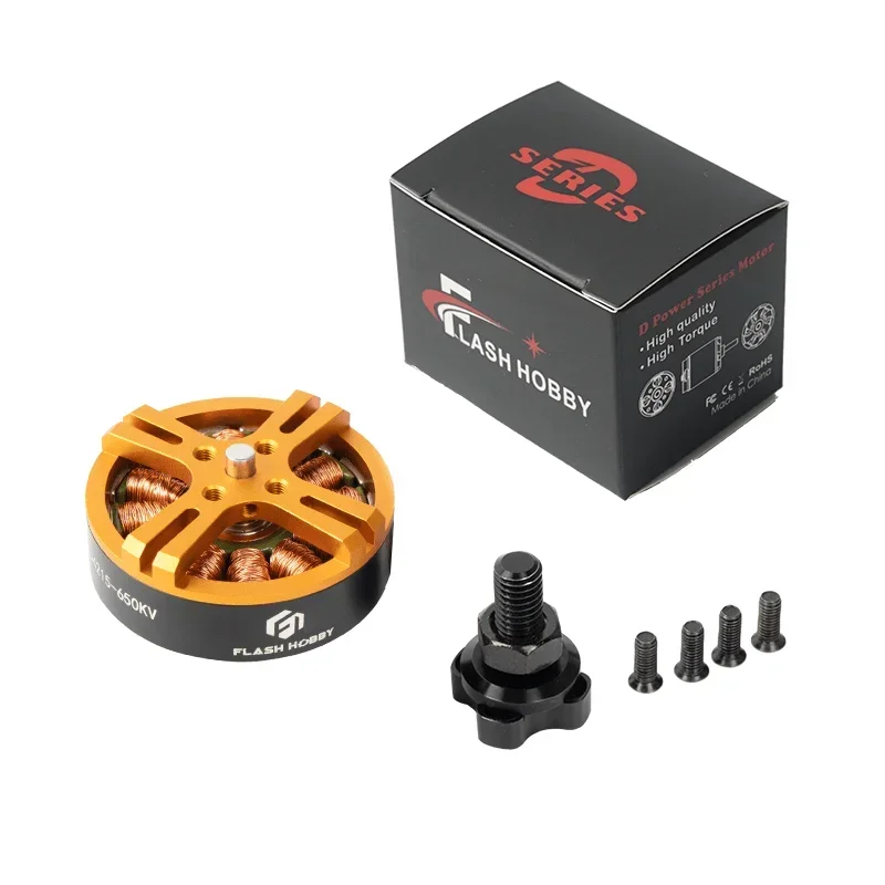 FlashHobby D4215 Brushless Motor 650KV 2.3kg Thrust 3-6s Mutirotor Motor for RC Multirotor Multicopter FPV Drone thumbnail 6