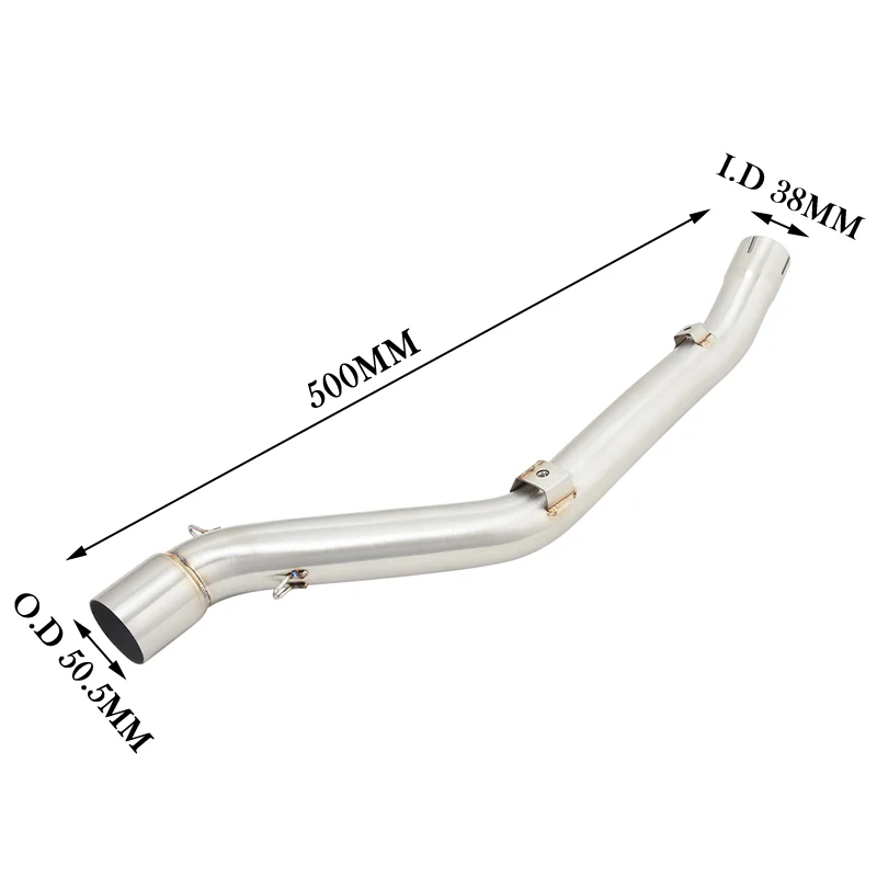 For SUZUKI DR-Z400 DRZ400 DR-Z DR Z 400 S E SM 2000 - 2022 Motorcycle Exhaust Muffler ORV Escape Moto Dirt Bike Middle Link Pipe - Image 3