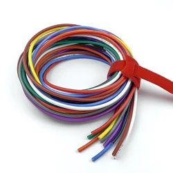 Vibrant 10 - Color Flexible Silicone Wire Kit - 5ft/10ft Each, Assorted Gauges - 28 AWG
