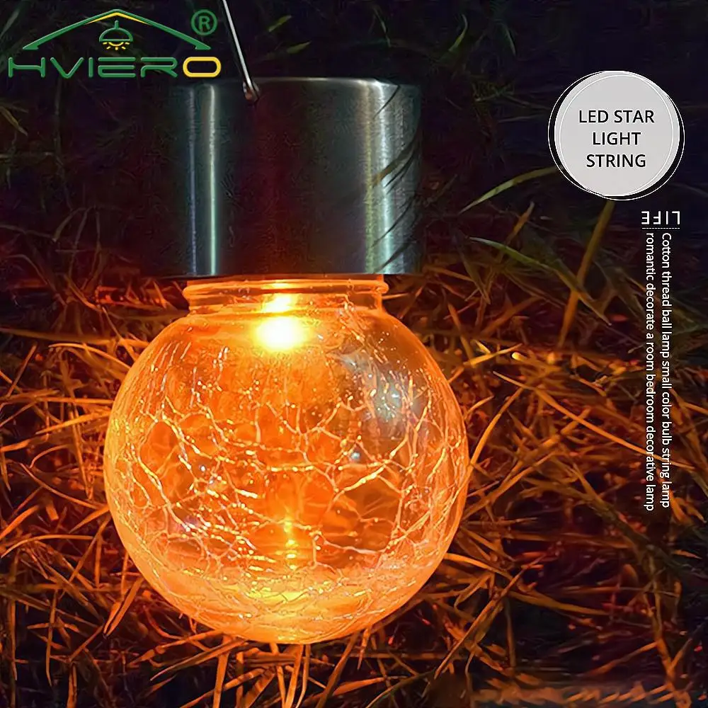 Description Picture 2 of itemOutdoor Solar Lights LED Waterproof Garden Tree Hanging Lamp Glass Chandeliers Villa Ultra Bright Decorative Landscape Lighting