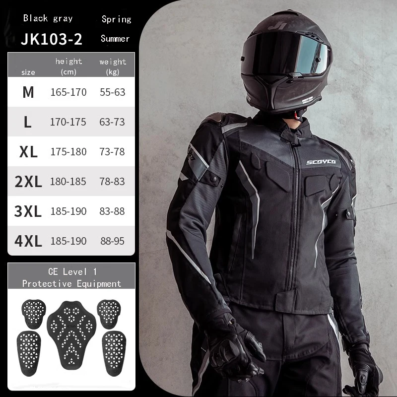  SCOYCO    CE ȣ  Ŀ η ƿ  Ʈ  ũν  M L XL 2XL 3XL