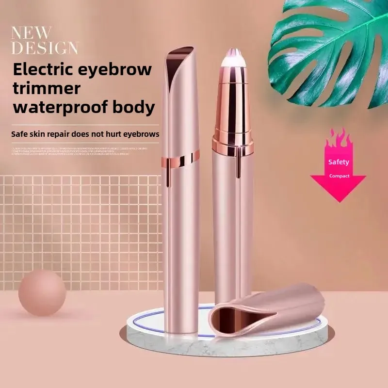 Electric Eyebrow Trimmer Cross-Border Eyebrow Pen Grooming Tool Rechargeable Razor Shaping Devic