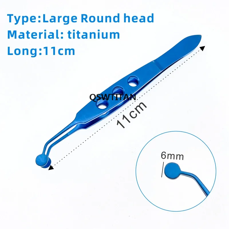 Description Picture 3 of itemOphthalmic Massage Forcep eye plastic surgery Tweezers Ophthalmic Surgical Forceps eyelid Tools