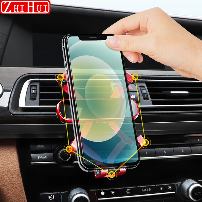 Car Styling Mobile Phone Holder for Geely Coolray Restyling-Air Vent Mount Gravity Bracket Stand Accessories