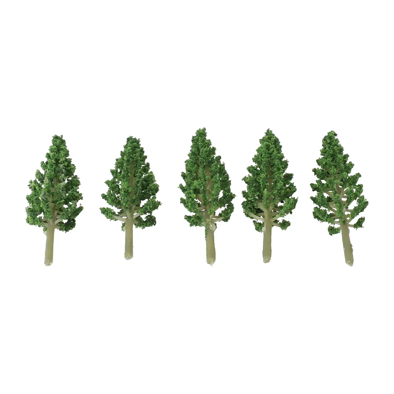 20pcs Model Trees 3D Landscape Artificial Miniature Pine Tree Layout Train Railway Model Trees Plastic Sandtable Scenery model tree ornament
