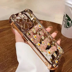 Elegant Bow Cherry Plating Shockproof Phone Case for Reno8T 5G (S24614)
