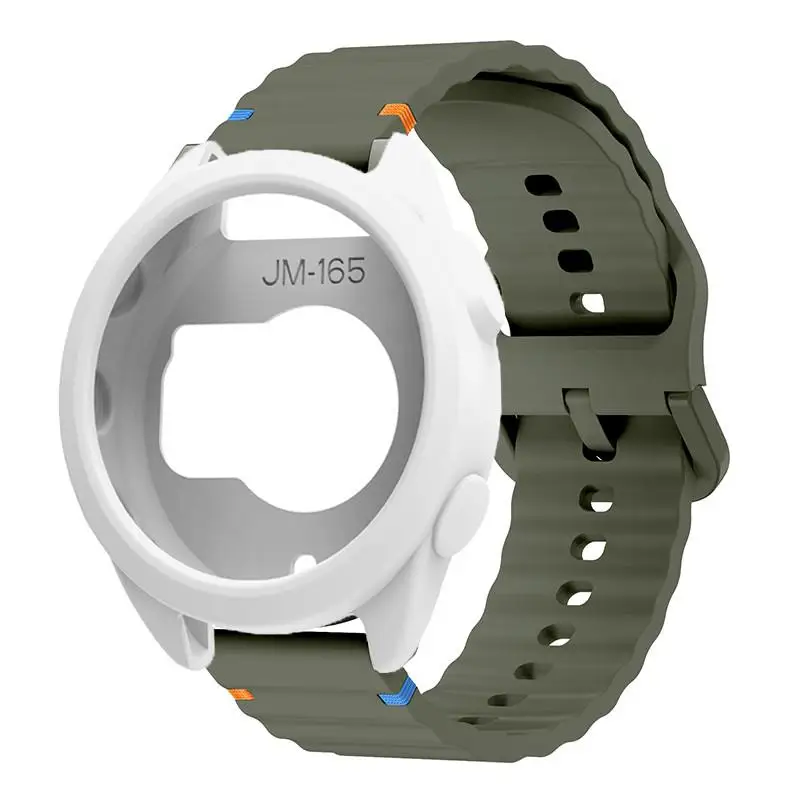 Silicone Protective Case and Strap for Sport Wristbands - Soft, Scratch-Resistant Cover