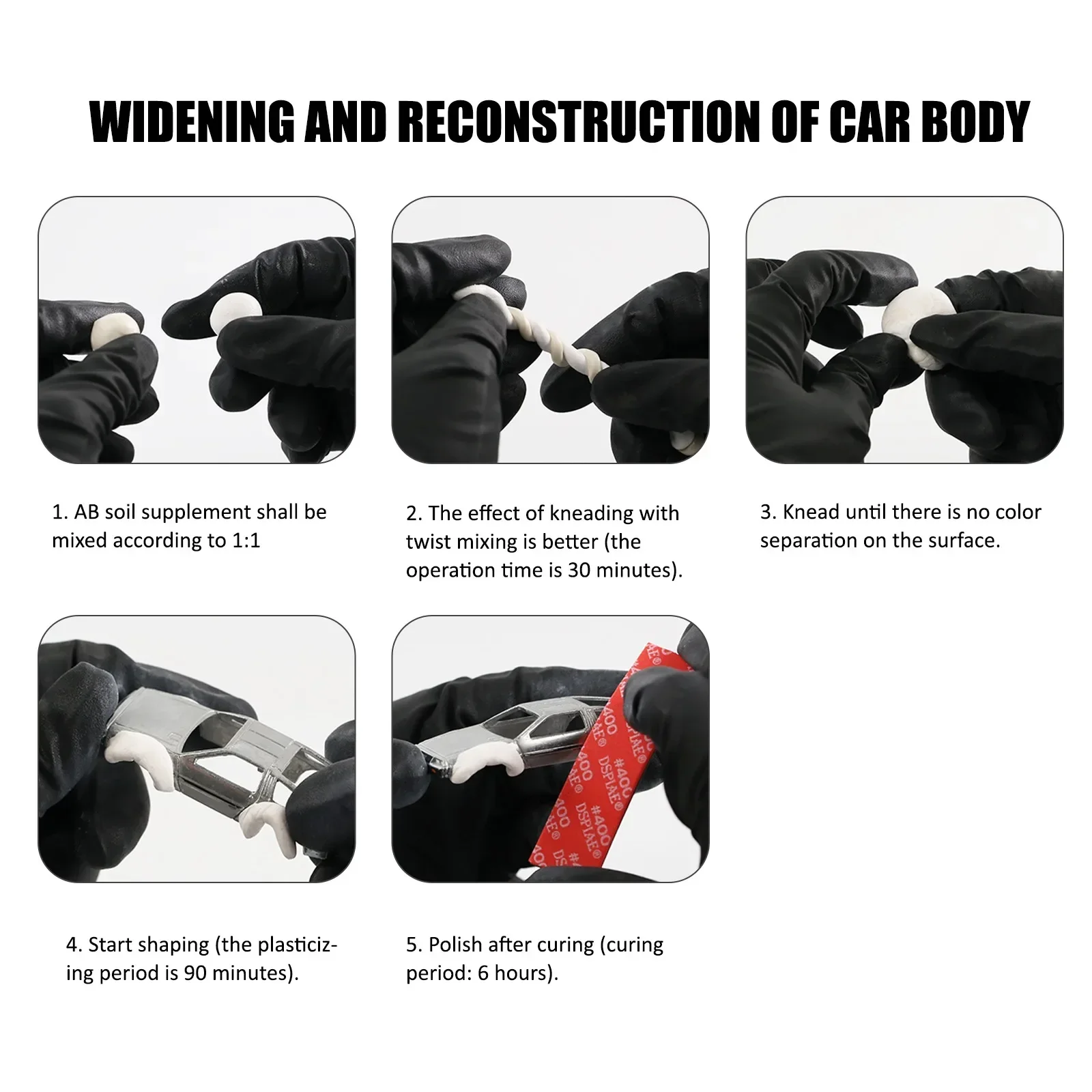 Epoxy Putty Tool Kit For Model Repair And Modification