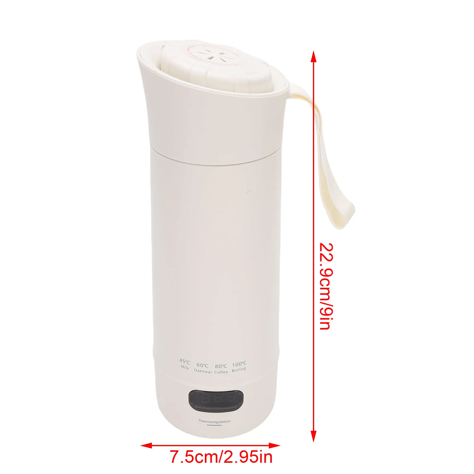 110V/220V Electric Kettle Portable Heating Cup Multifunction Boiled Water Pot Outdoors Thermo Pot Adjustable Temperature Kettles 6