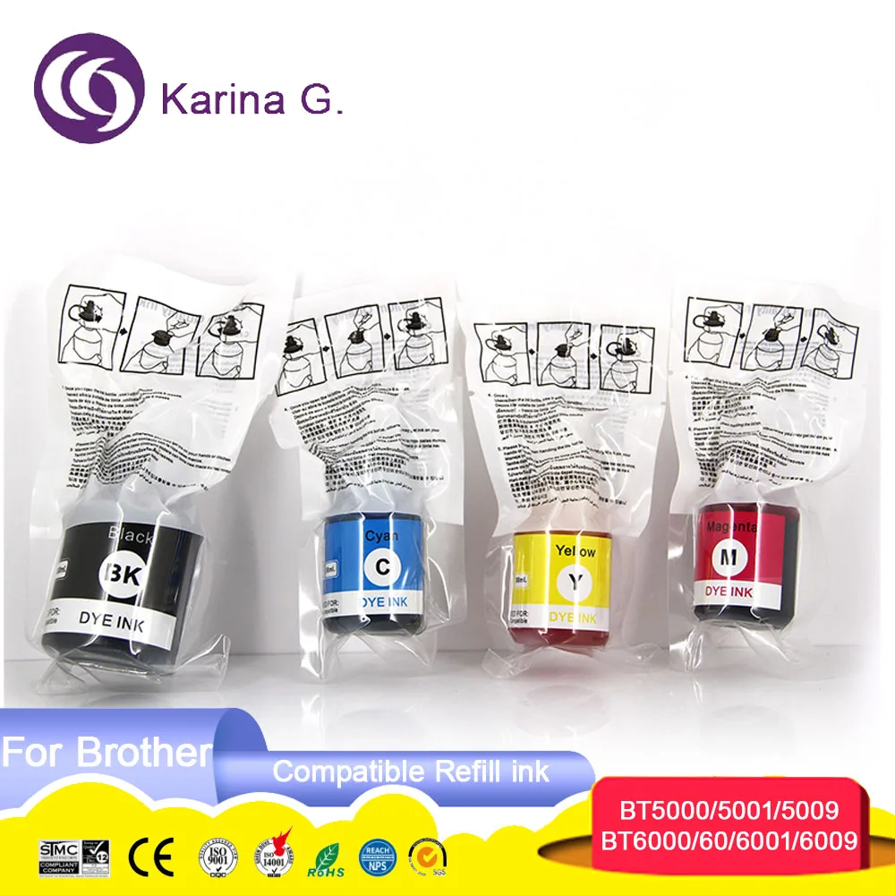 BTD60 BTD60BK BT6001BK BT6000 BT5000 BT6000BK Compatible Bottle Water Based Refi