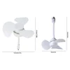 Indoor Ceiling Fan Light E27 Base/USB Light Bulb Fan with Socket Hose Extender Small Ceiling Fan Light for Kitchen Room 6